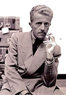 American novelist Paul Bowles (1910 - 1999), who lived in Casablanca and elsewhere in Morocco for much of his life.
