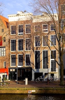 Anne Frank House in Amsterdam, Prinsengracht 263.