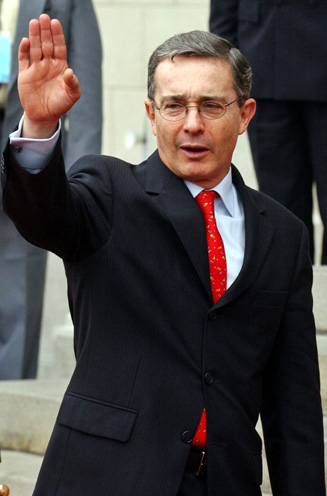 Alvaro Uribe, President of Colombia from 2002 - 2010