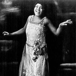 Blues singer Bessie Smith, an idol of Boratin.