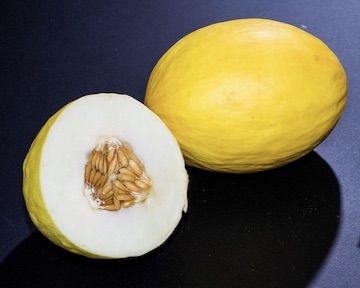 Canary melons, which Da-on tkes with her when he visits Han Manu