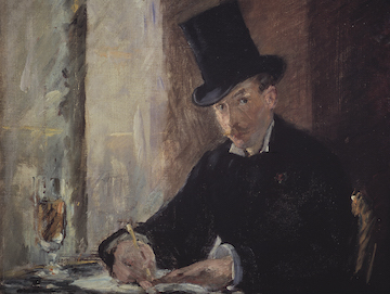 Edouard Manet, "Chez Tortoni." 1875.