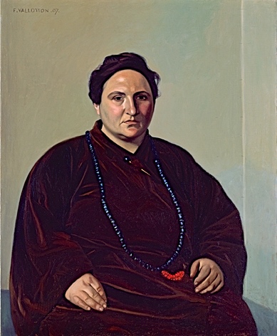 Gertrude Stein, friend of Vallotton.