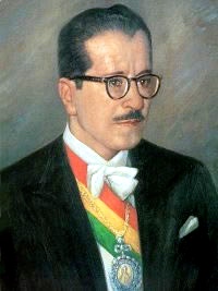 Hernan Siles Zuazo, President of Bolivia, 1956 - 1970.