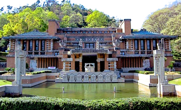 A meeting takes place between Nageli and Amakasu at the Imperial Hotel, designed by Frank Lloyd Wright.