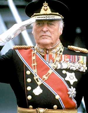 King Olav ruled from 1957 - 1991. The residents of the private home where "mentally disabled" adults and children resided used to listed to his speech on the radio on New Year's Day each year.