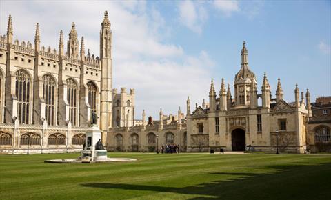 King's College, Cambridge, where Erich Ackermann is a professor.