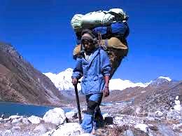 Sherpa Guide on Mt. Everest.