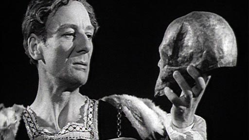 Sir John Gielgud as Hamlet
