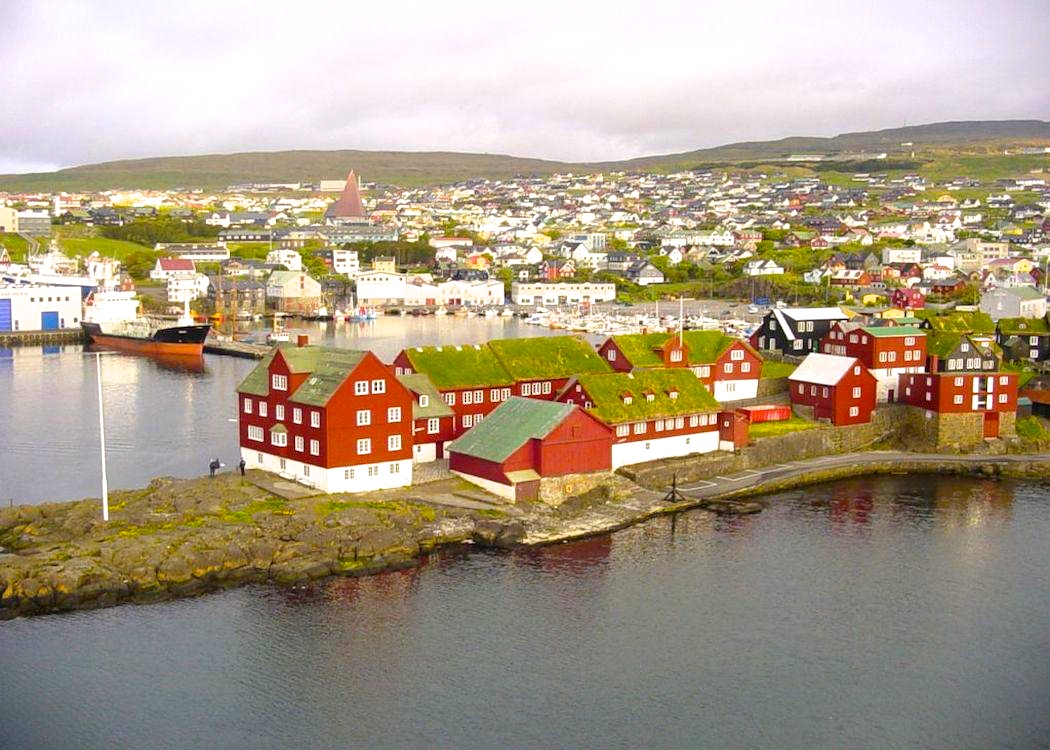 Torshavn, tne capital of the Faroe Islands, formerly under Danish rule.