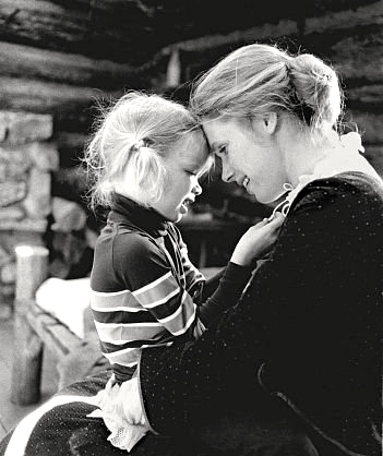 Linn Ullmann and her mother, actress Liv Ullmann.