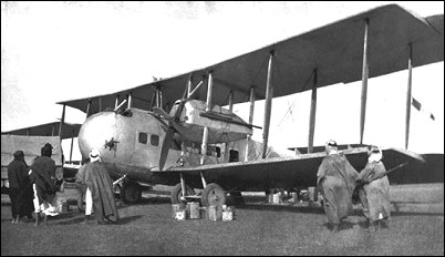 Vickers Vernon plane, early 1920s, whiich Sam and Suren wouldd have taken to Bombay from Calcutta.
