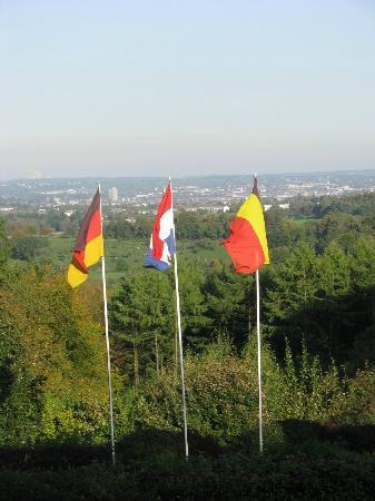 The border of Germany, Belgium, and the Netherlands, where Silbermann tried to escape.