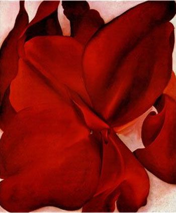 Georgia O'Keeffe's "Red Cannas, 1924