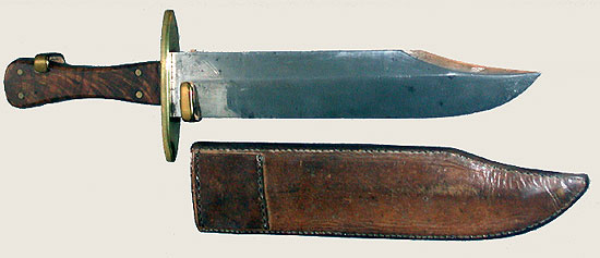 The confederate bowie knife (with its 13" blade) was a killer instrument during the Civil War, often responsible for more deaths than rifles.
