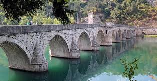 Bridge over the Drina River. mentioned in the novel.