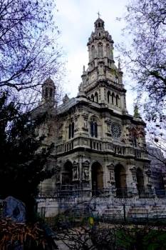 Eglise de la Sainte Trinite, which looms over the neighborhood where Louki grew up, terrifying her when she returns for the first time to confront the past