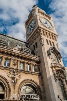 The Gare de Lyon, with its famous clock.