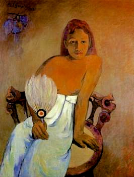 Gauguin's "Girl with a Fan," 1902