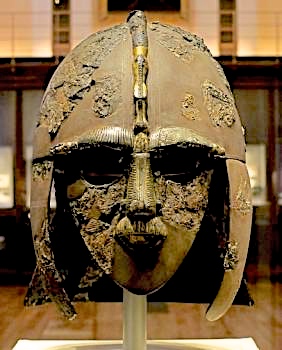 Helmet, thought to have belonged to Raedwald (599 - 624), King of the East Anglians