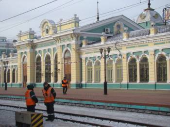The Irkutsk Train Station plays a role in the last part of the novel.