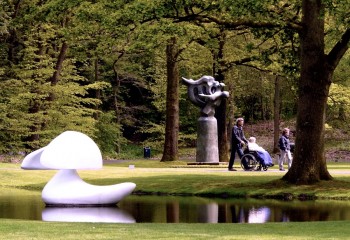The Kroller Muller Sculpture Garden, a popular place for trips by seniors.