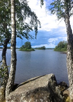 Lake Mockeln in the south of Sweden.