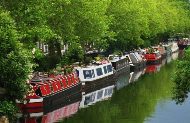 Little Venice at Regent's Park, where Etheridge spent time escaping from his troubles. Mario Ricca, Photography.