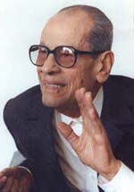 Naguib Mahfouz, winner of the Nobel Prize for Literature in 1988.