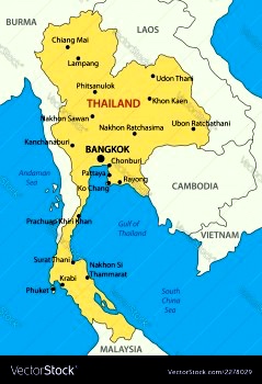 map thailand