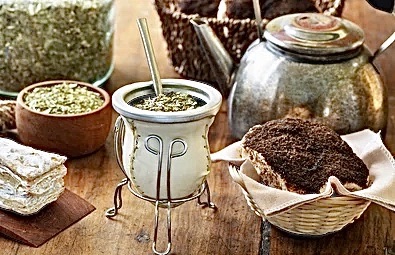 Yerba Mate, a popular herbal tea, common to Uruguay and Argentina.