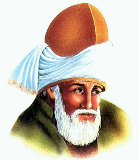 Rumi, a 13th century Turkish poet, whose poem made a difference in the main character's life.