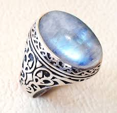In "Joy to the World," a mystery man who is part of a mysterious organization wears a huge moonstone ring.