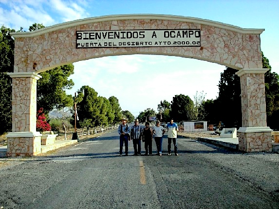 Entrance to Ocampo, where one of the sisters attends her cousin's wedding