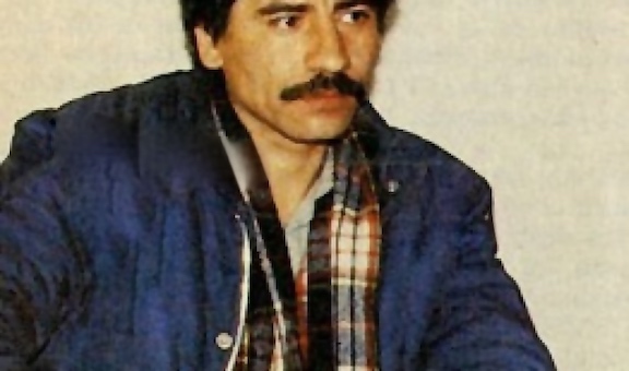 Photo of Andrée Antonio Valenzuela Morales, which appeared on the cover of Cauce, magazine, August 27, 1984