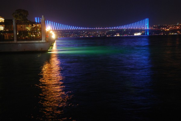 The Bosphorus Bridge, built 1970 - 1973.