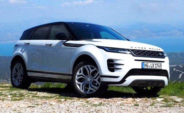 Crystal, wife of Tommy Holroyd regards her Evoque car with near reverence.