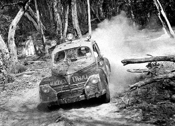 Car participating in the Redex Trial in 1953.