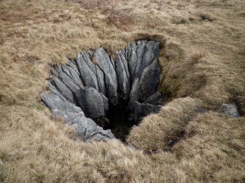 A sinkhole on the moors, like the one that swallowed the Girl Guide.