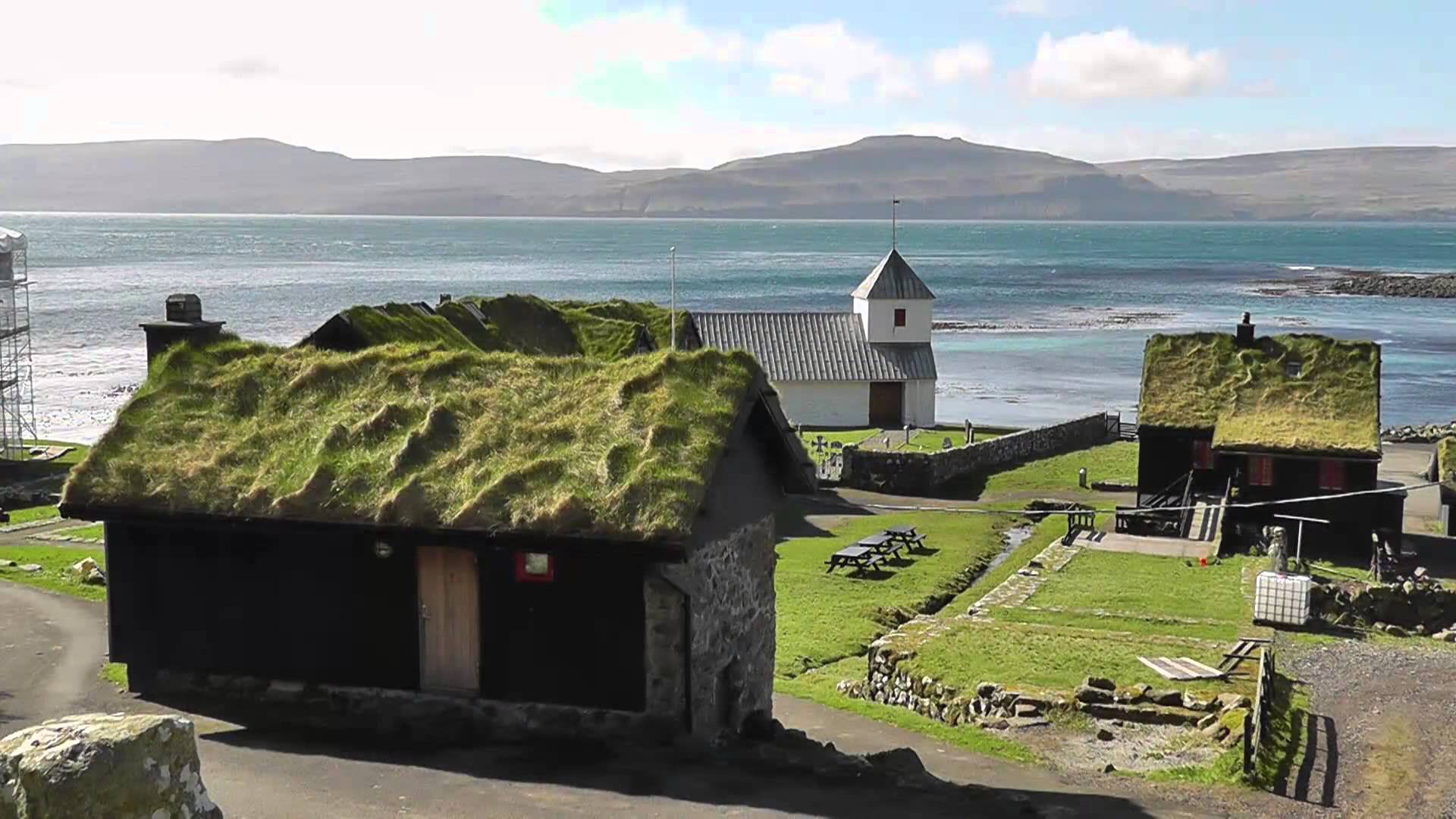 Sod hut. Double click here to get a video of the Faroe Islands.