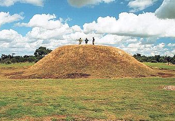 One of the mounds at Sutton Hoo. Photo by John Robertson