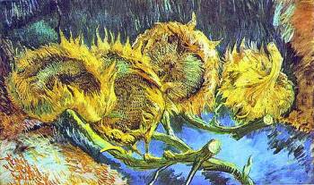 Vincent Van Gogh's "Sunflowers" from the Rijksmuseum in Amsterdam. Photo by Ras Marley.
