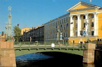 The Vosnensky Bridge in an area where Brodie has a beautiful seven room apartment near the Vosnensky Prospect