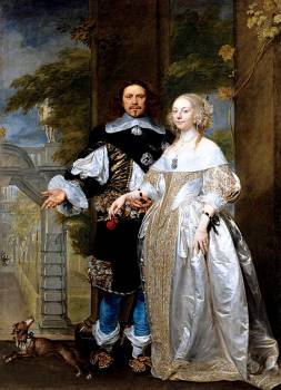 Portrait of William Cavendish and Margaret, later in life, by Gonzales Coques